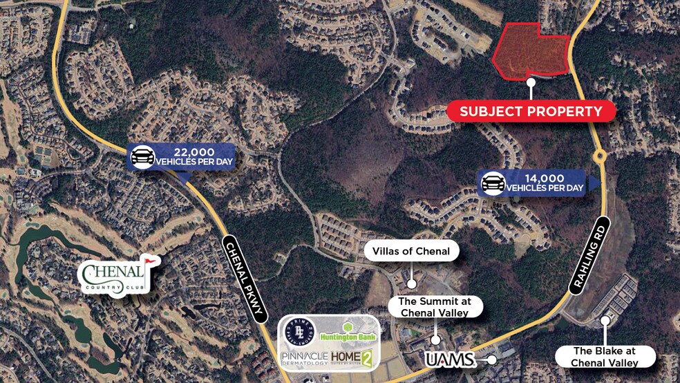 Primary Photo Of Rahling Rd @ Brionne Ln, Little Rock Land For Sale