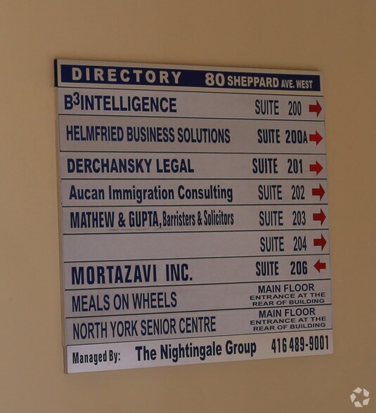 More Photos Of 80 Sheppard Ave W, Toronto Office For Lease