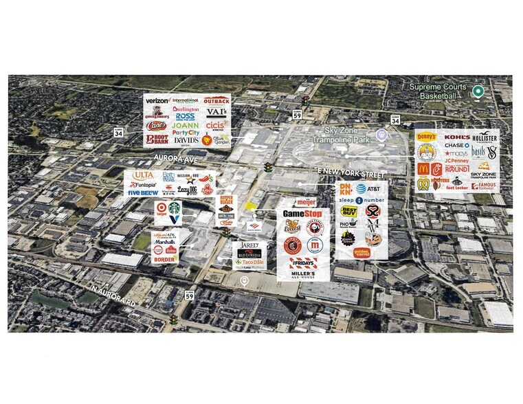 Primary Photo Of 848 N Route 59, Aurora Freestanding For Lease