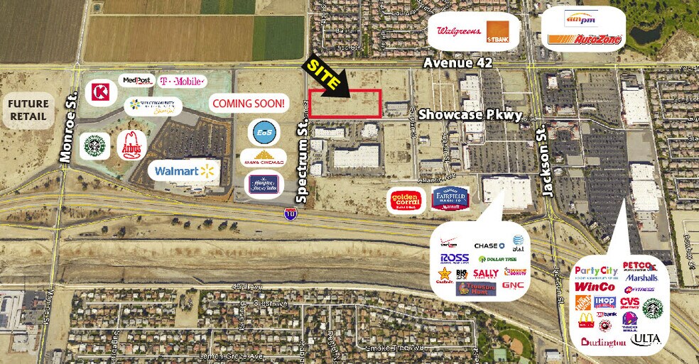 More Photos Of NEC Of Showcase Parkway & Spectrum St, Indio Land For Sale