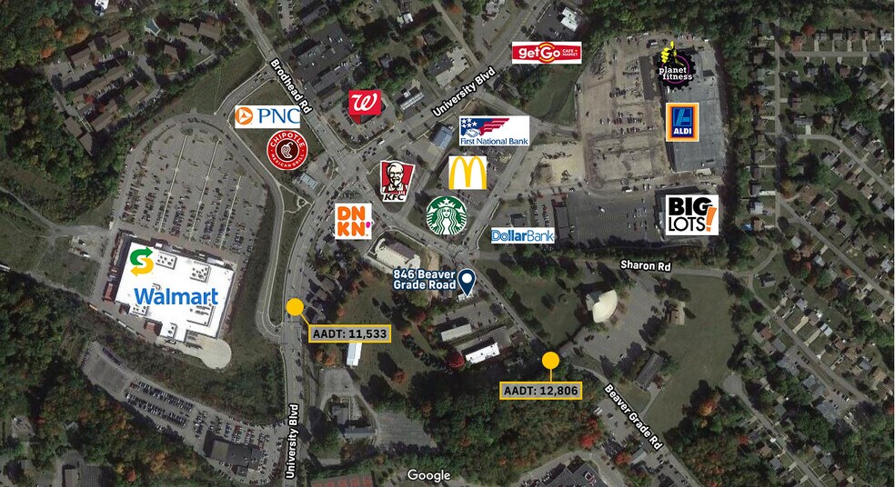 More Photos Of 846 Beaver Grade Rd, Coraopolis General Retail For Lease