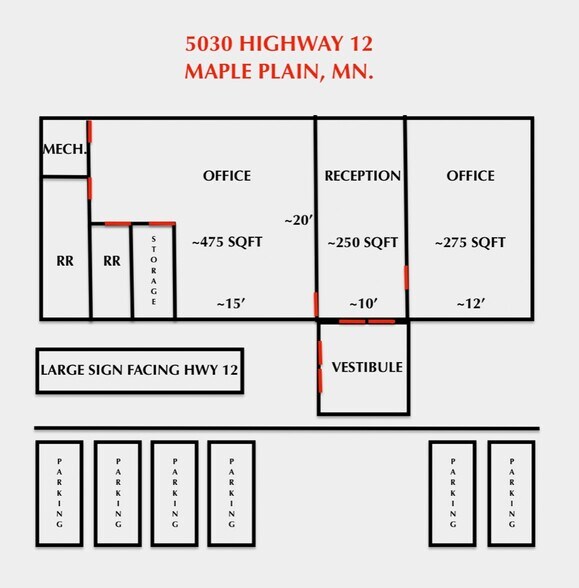 More Photos Of 5030 Highway 12, Maple Plain Freestanding For Lease