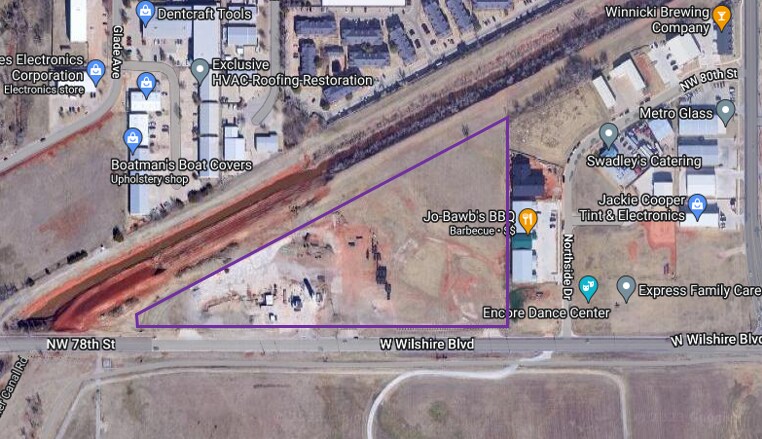 More Photos Of 7301 Wilshire, Oklahoma City Land For Sale