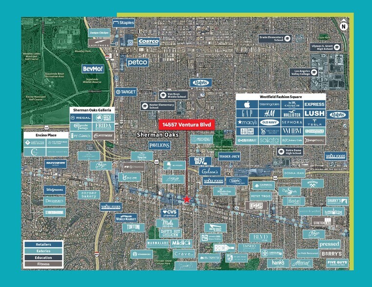 More Photos Of 14557 Ventura Blvd, Sherman Oaks Storefront For Lease