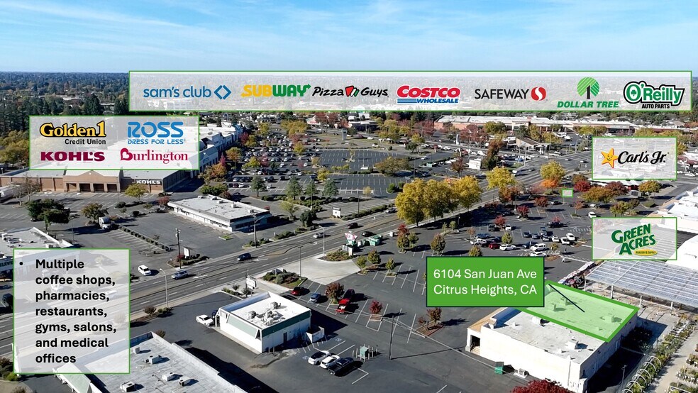 More Photos Of 6104 San Juan Ave, Citrus Heights Freestanding For Lease