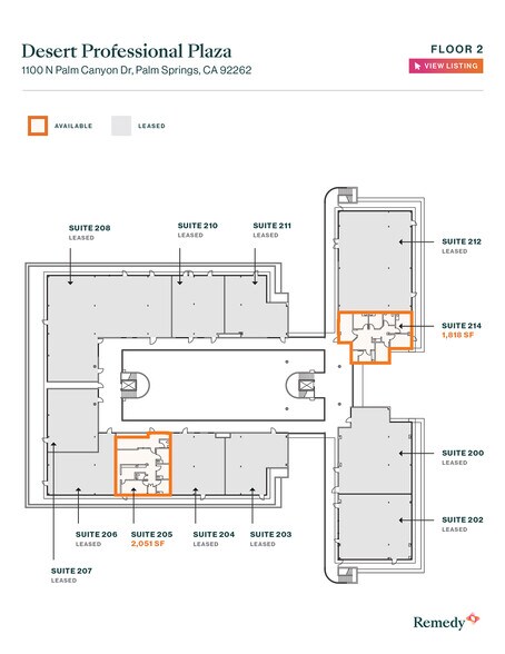 More Photos Of 1100 N Palm Canyon Dr, Palm Springs Medical For Lease