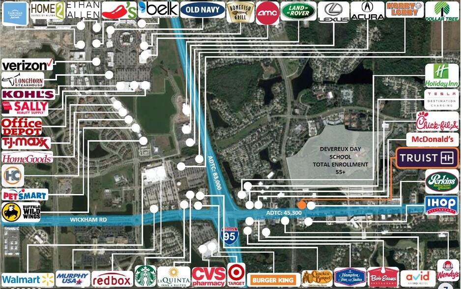 More Photos Of 8226 N Wickham Rd, Melbourne Bank For Sale