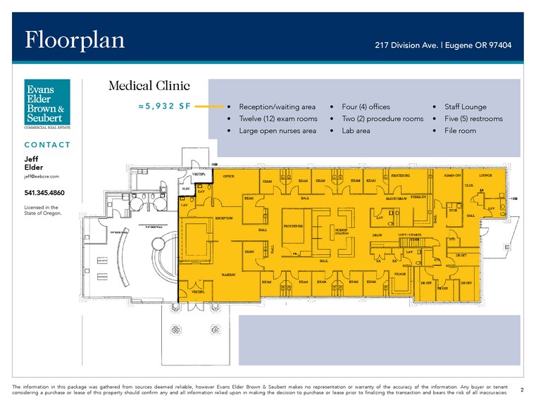 More Photos Of 217 Division Ave, Eugene Medical For Lease