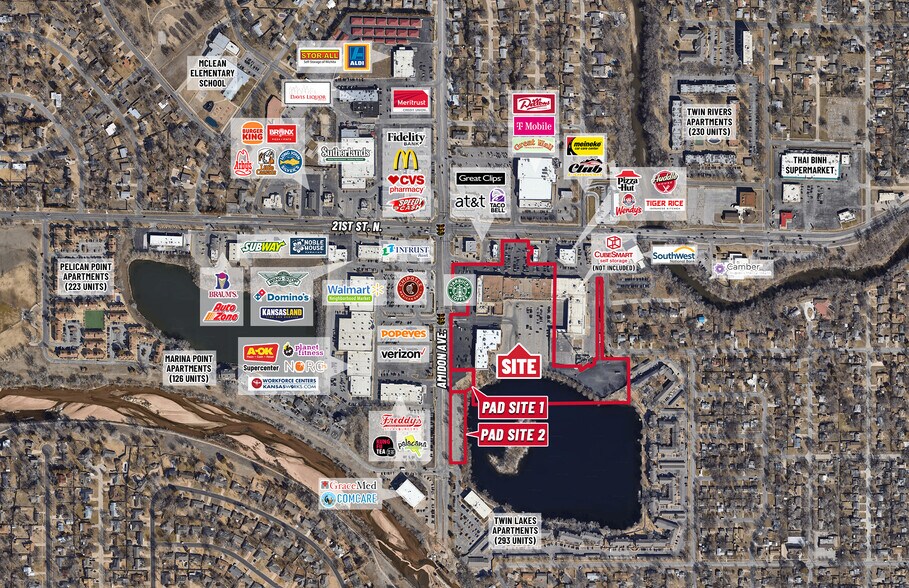 More Photos Of 2020 N Amidon & 1701 W 21st St, Wichita General Retail For Lease