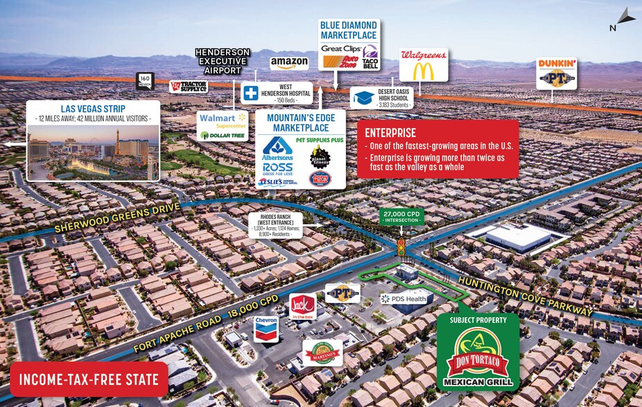 More Photos Of 8295 S Fort Apache Rd, Las Vegas Fast Food For Sale