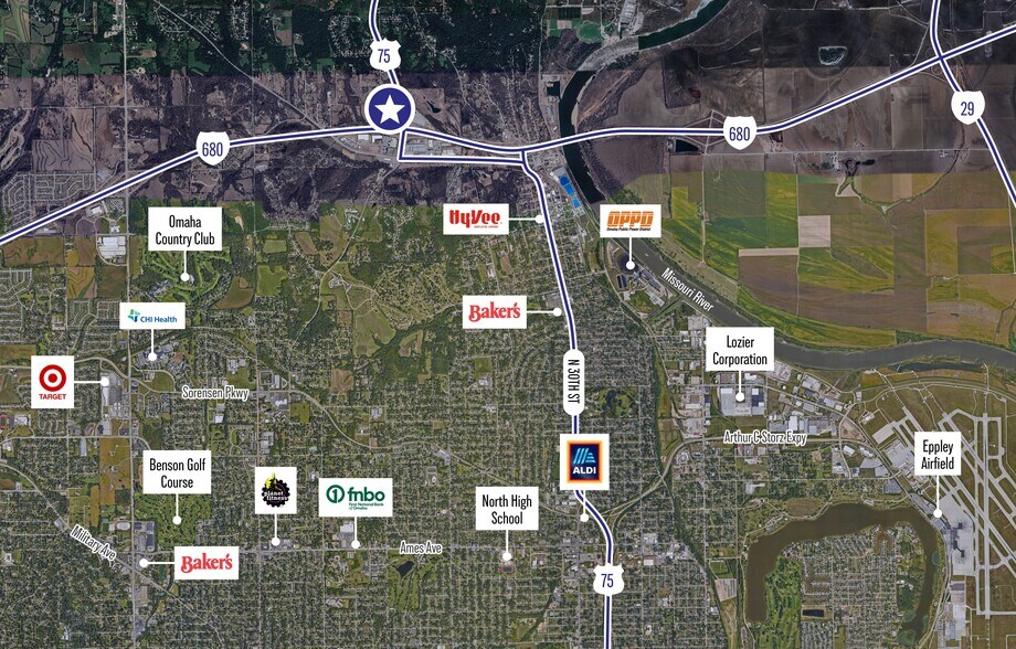 More Photos Of NWC Highway 75 & I-680 rd, Omaha Land For Sale