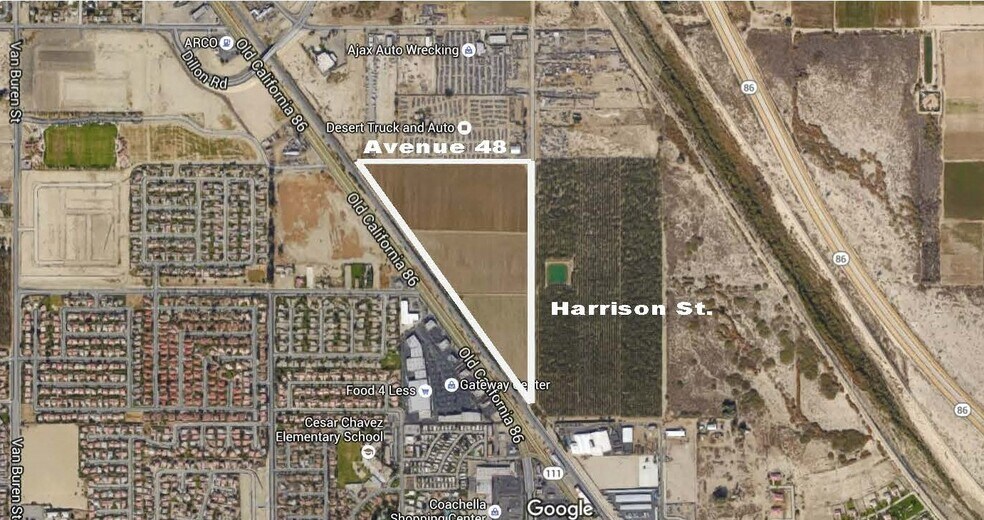 More Photos Of 47555 W. Harrison St., Coachella Land For Lease