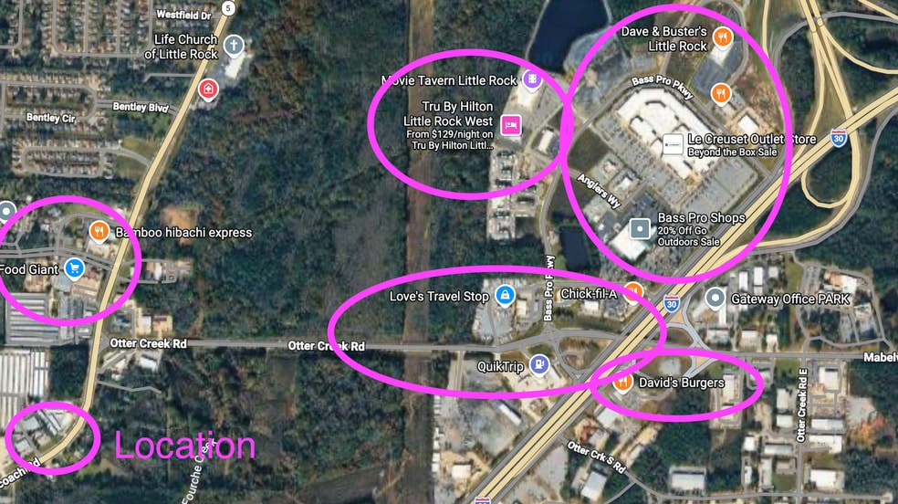 More Photos Of 10806 Stagecoach Rd, Little Rock Storefront For Lease