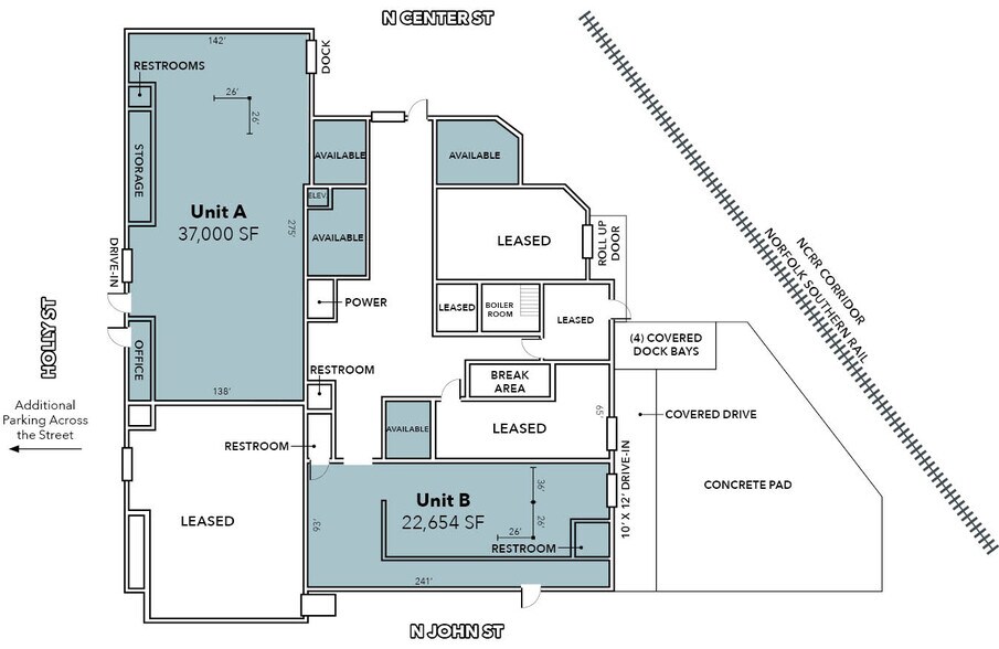 More Photos Of 105 E Holly St, Goldsboro Warehouse For Sale