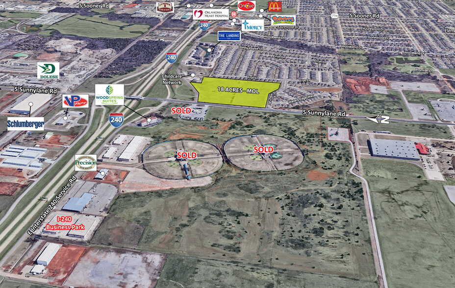 Primary Photo Of I-240 & Sunnylane Rd, Oklahoma City Land For Lease