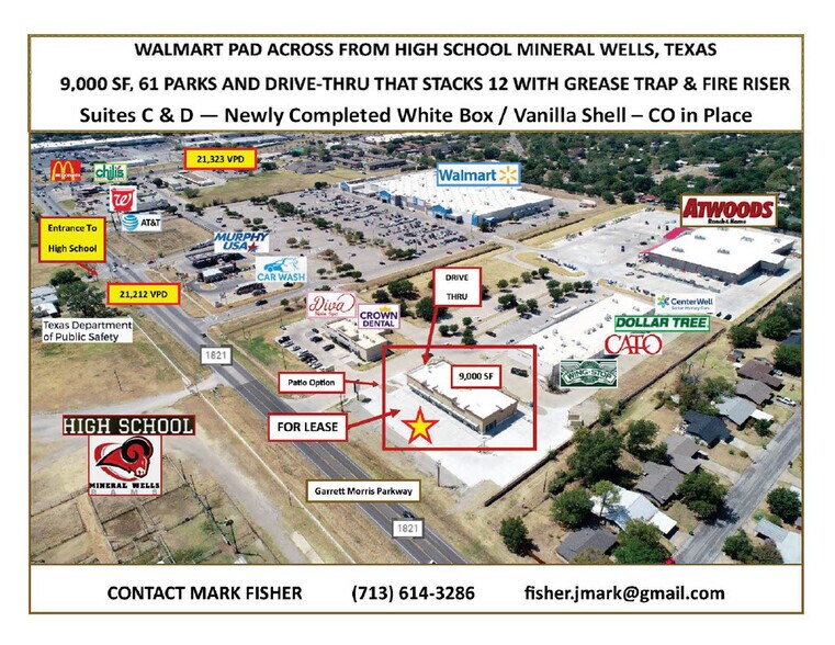 More Photos Of 933 N FM 1821 Rd, Mineral Wells Storefront Retail Office For Lease