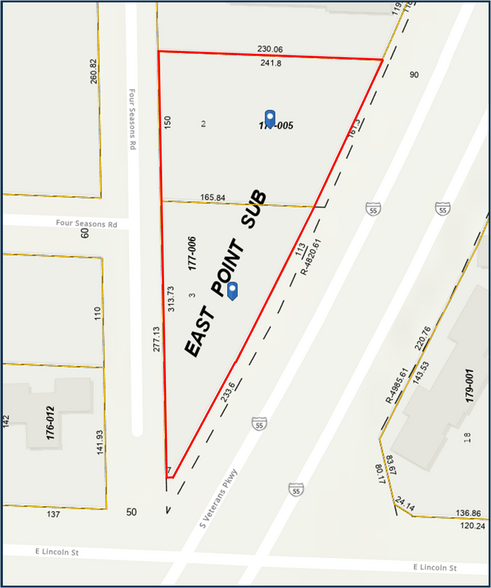 Primary Photo Of 908-910 Four Seasons Rd, Bloomington Land For Sale