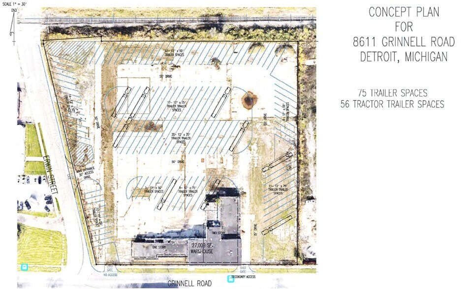 More Photos Of 8611 Grinnell St, Detroit Land For Lease