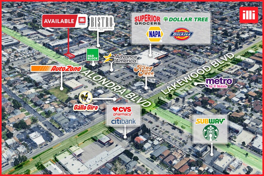 Primary Photo Of 9100-9118 Alondra Blvd, Bellflower General Retail For Lease