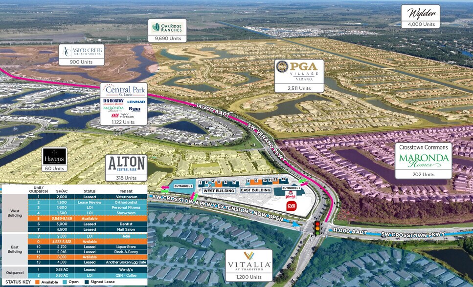 More Photos Of 0 Crosstown Pkwy & SW Village Pkwy, Port Saint Lucie Land For Lease