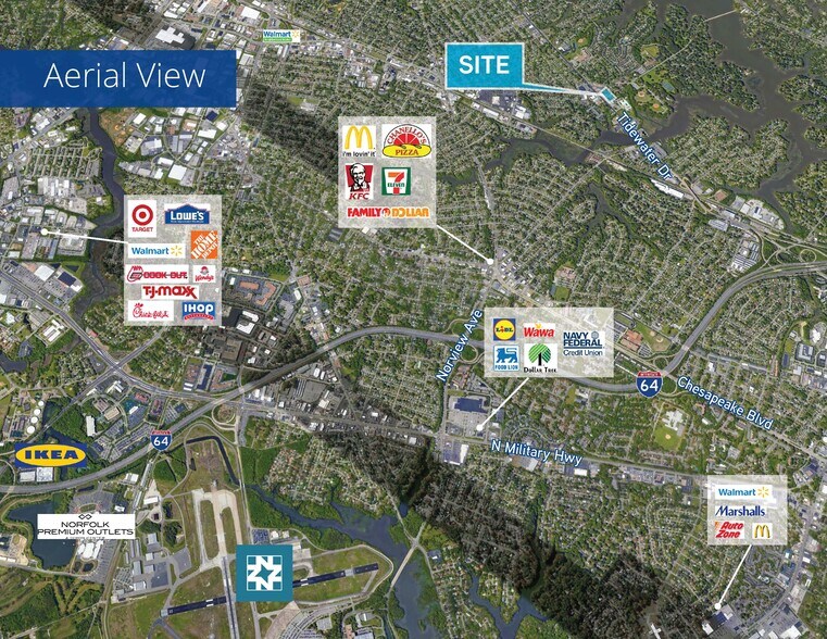 More Photos Of 5421 Tidewater Dr, Norfolk Service Station For Lease