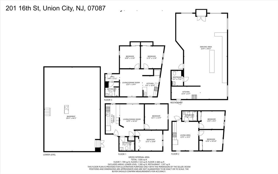 More Photos Of 201 16th St, Union City Storefront Retail Residential For Sale