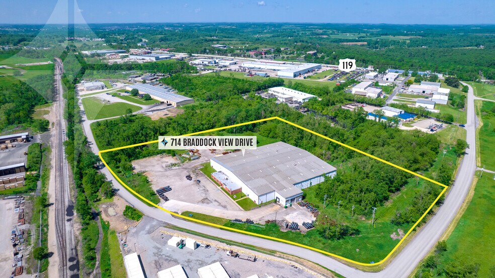 More Photos Of 714 Braddock View Dr, Mount Braddock Warehouse For Lease