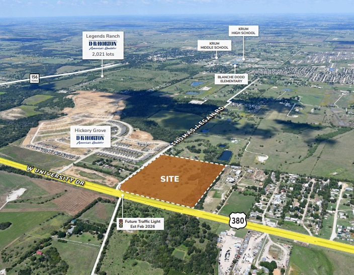 More Photos Of NEC Thomas J Egan Rd & US 380, Denton Land For Sale