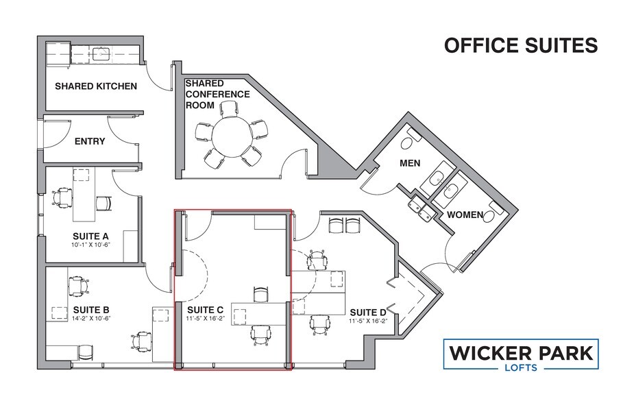 More Photos Of 1515-1519 W Haddon Ave, Chicago Coworking Space