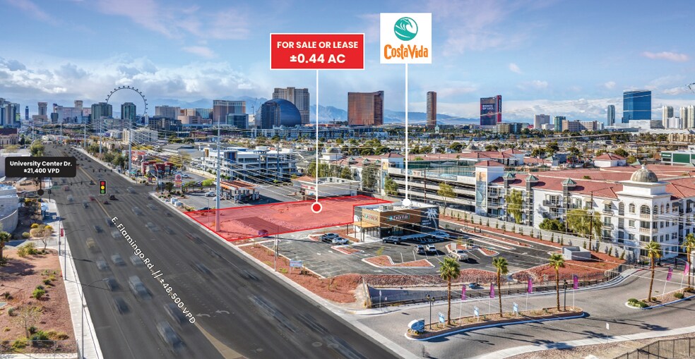 Primary Photo Of E Flamingo Rd & S University Center Dr, Las Vegas Land For Sale