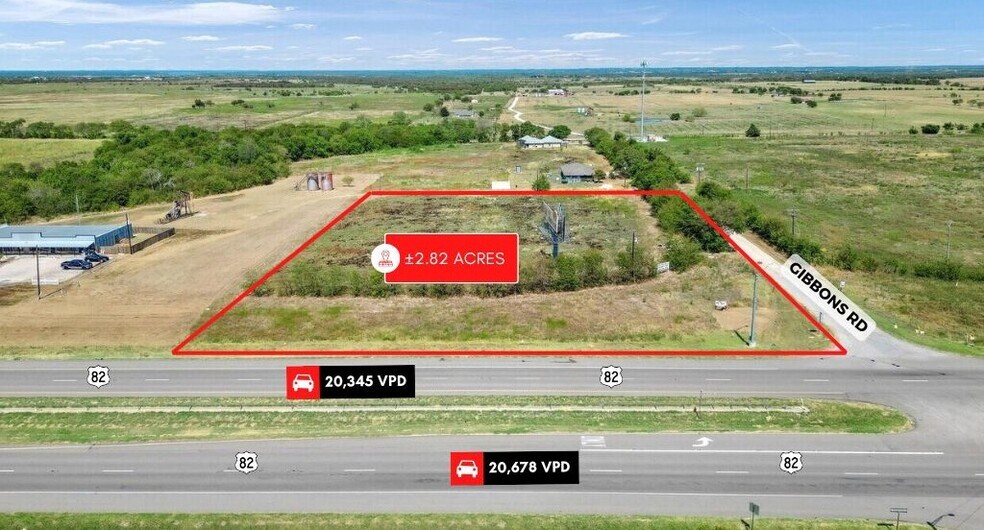 Primary Photo Of 23343 W US Highway 82, Sherman Land For Lease