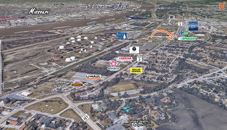 More Photos Of 3315-3323 Mississippi Ave, Cahokia General Retail For Lease