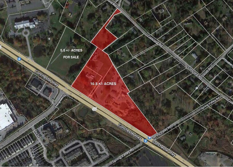Primary Photo Of 643-647 Conchester Highway Hwy, Glen Mills Land For Sale