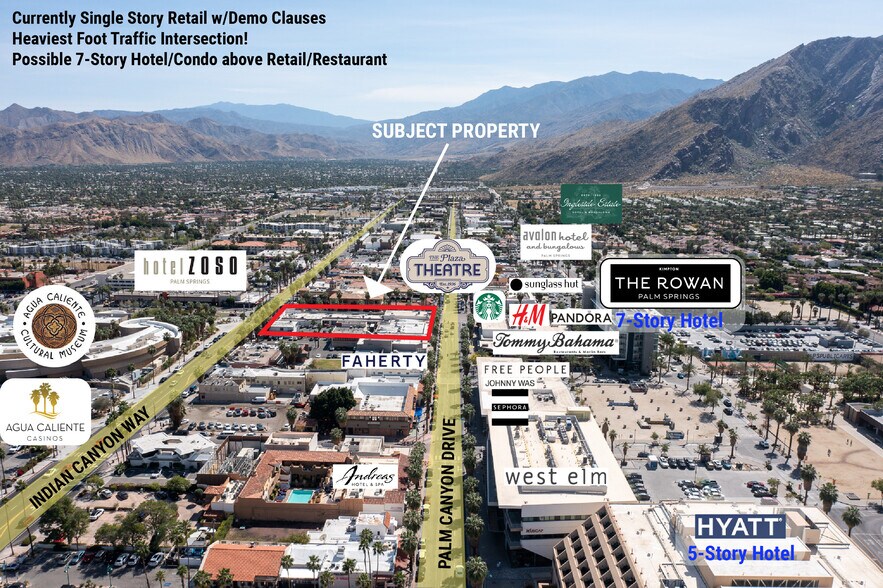 More Photos Of 102 N Palm Canyon Dr, Palm Springs Storefront Retail Office For Sale