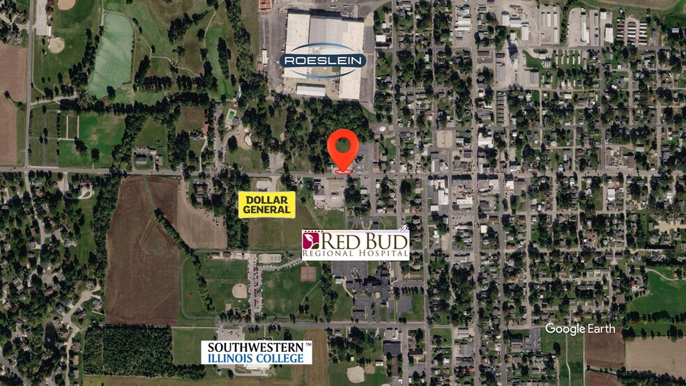 Primary Photo Of 425 W Market St, Red Bud Flex For Sale