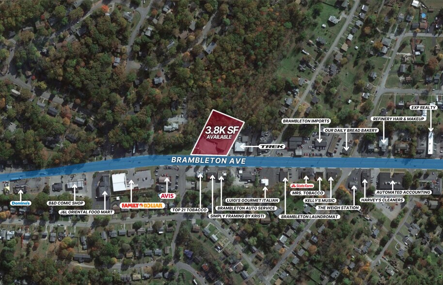 More Photos Of 3212 Brambleton Ave, Roanoke Storefront Retail Office For Lease