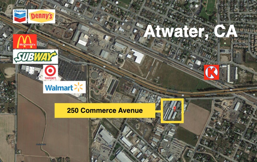 More Photos Of 250 Commerce Ave, Atwater Warehouse For Lease