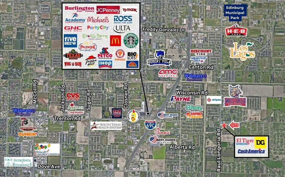 More Photos Of 4414 S Raul Longoria Rd, Edinburg General Retail For Sale