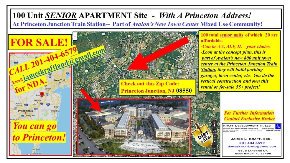 Primary Photo Of 38 Washington Rd, Princeton Junction Land For Sale