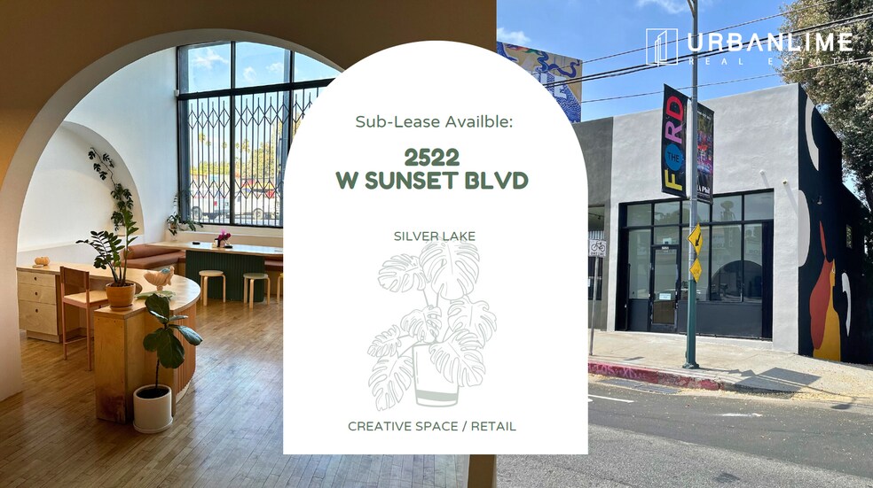 Primary Photo Of 2520-2522 W Sunset Blvd, Los Angeles Storefront For Lease