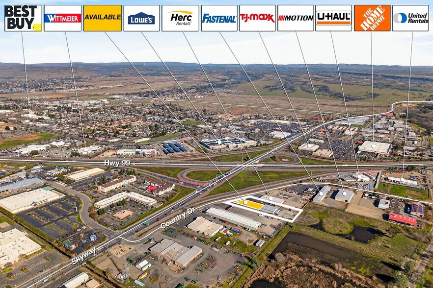 More Photos Of 551 Country Dr, Chico Showroom For Lease