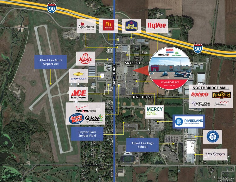 More Photos Of 2614 Bridge Ave, Albert Lea Freestanding For Lease