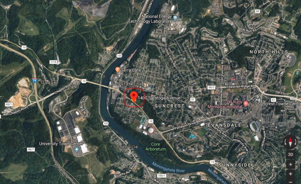 More Photos Of 1400 Saratoga Ave, Morgantown Land For Lease