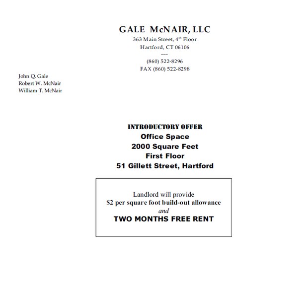 More Photos Of 51 Gillett St, Hartford Office Residential For Lease