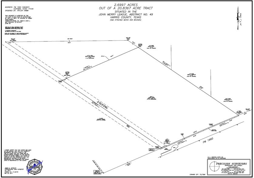 More Photos Of 2.70 acres Farm to Market 1960 Road East, Huffman Land For Sale