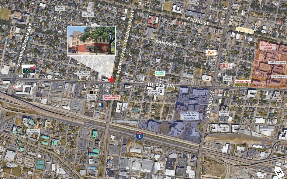 More Photos Of 3401-3411 Tulane Ave, New Orleans Storefront Retail Residential For Lease