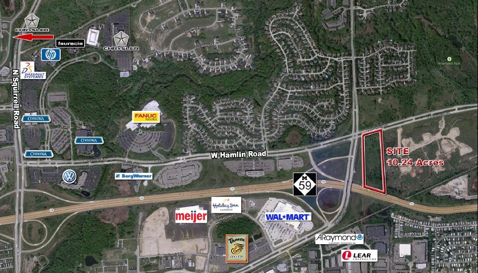 More Photos Of Hamlin & Adams Rd, Rochester Hills Land For Sale