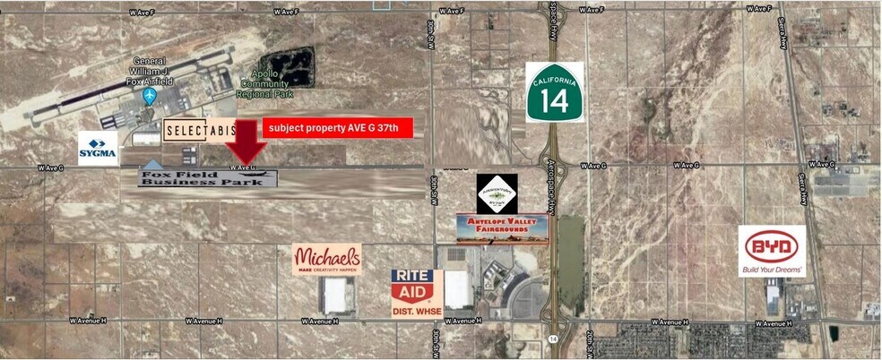 Primary Photo Of 0 Avenue G & Great Western St, Lancaster Land For Sale