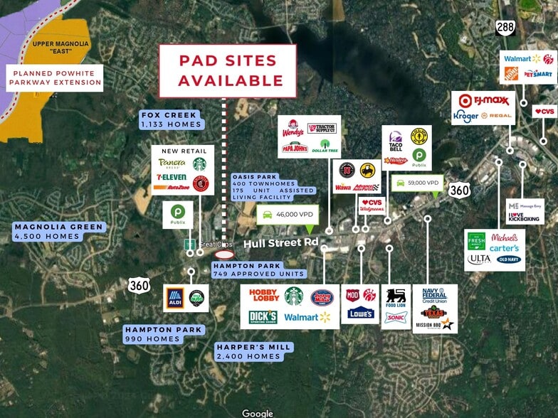 More Photos Of 15500 Hampton Park Dr, Chesterfield Land For Lease