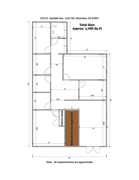More Photos Of 1216 S Garfield Ave, Alhambra Office For Lease